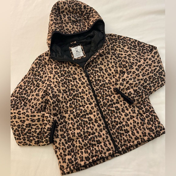 Gap kids youth cheetah print kidscoat